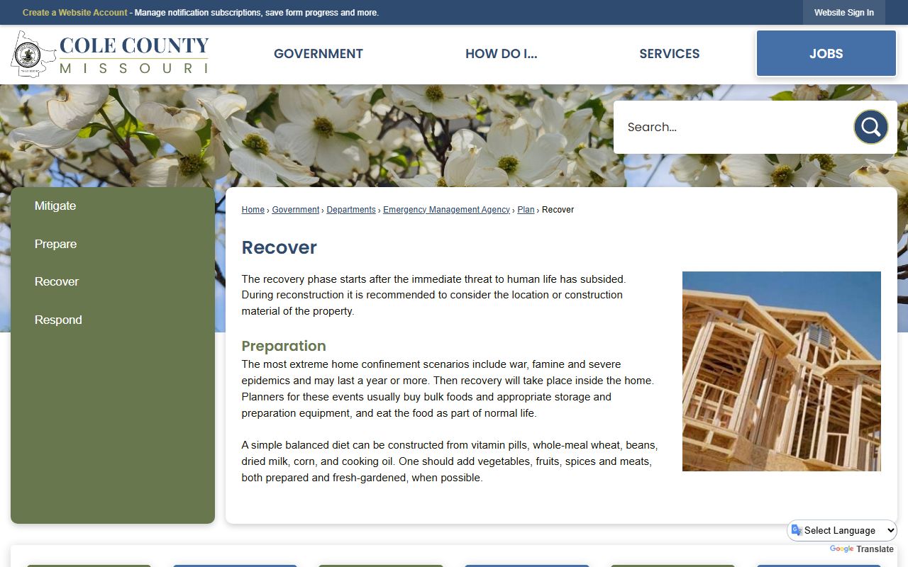 Cole County Sheriff and Recorder offices for background check and public records