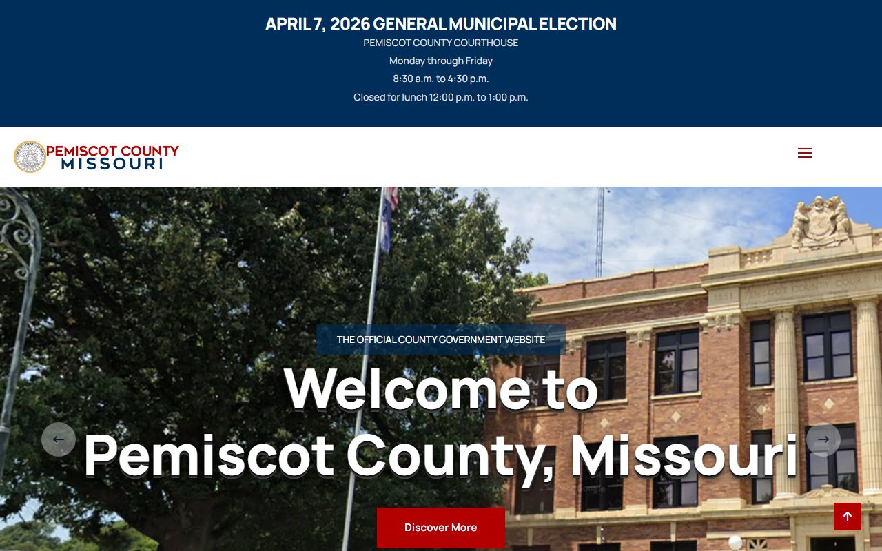 Pemiscot County Sheriff website for background check and records access